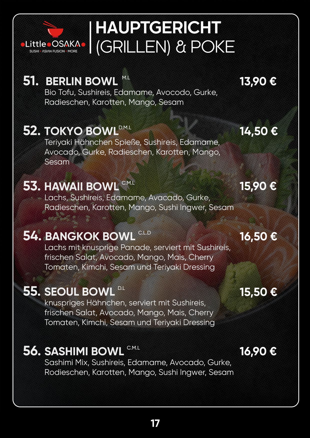 Menu catalogue 18