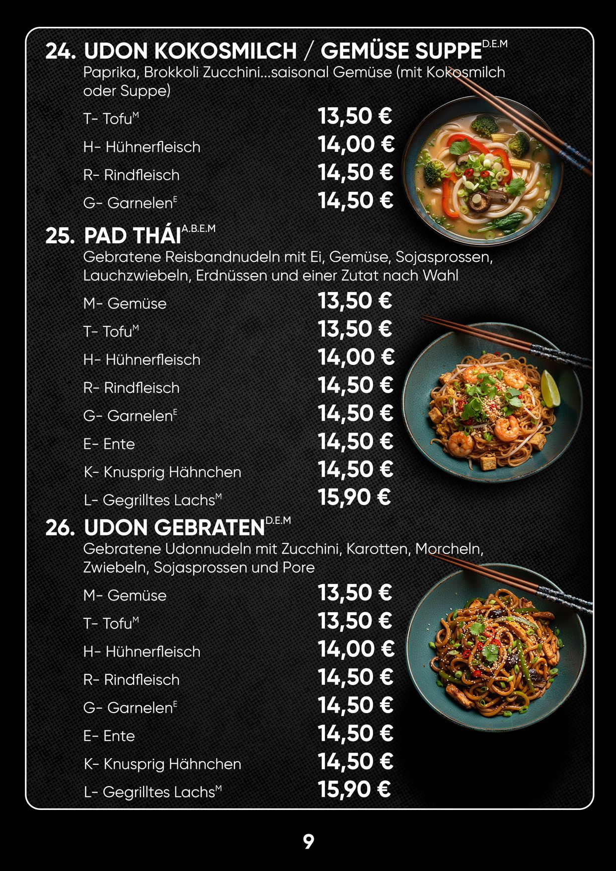 Menu catalogue 10