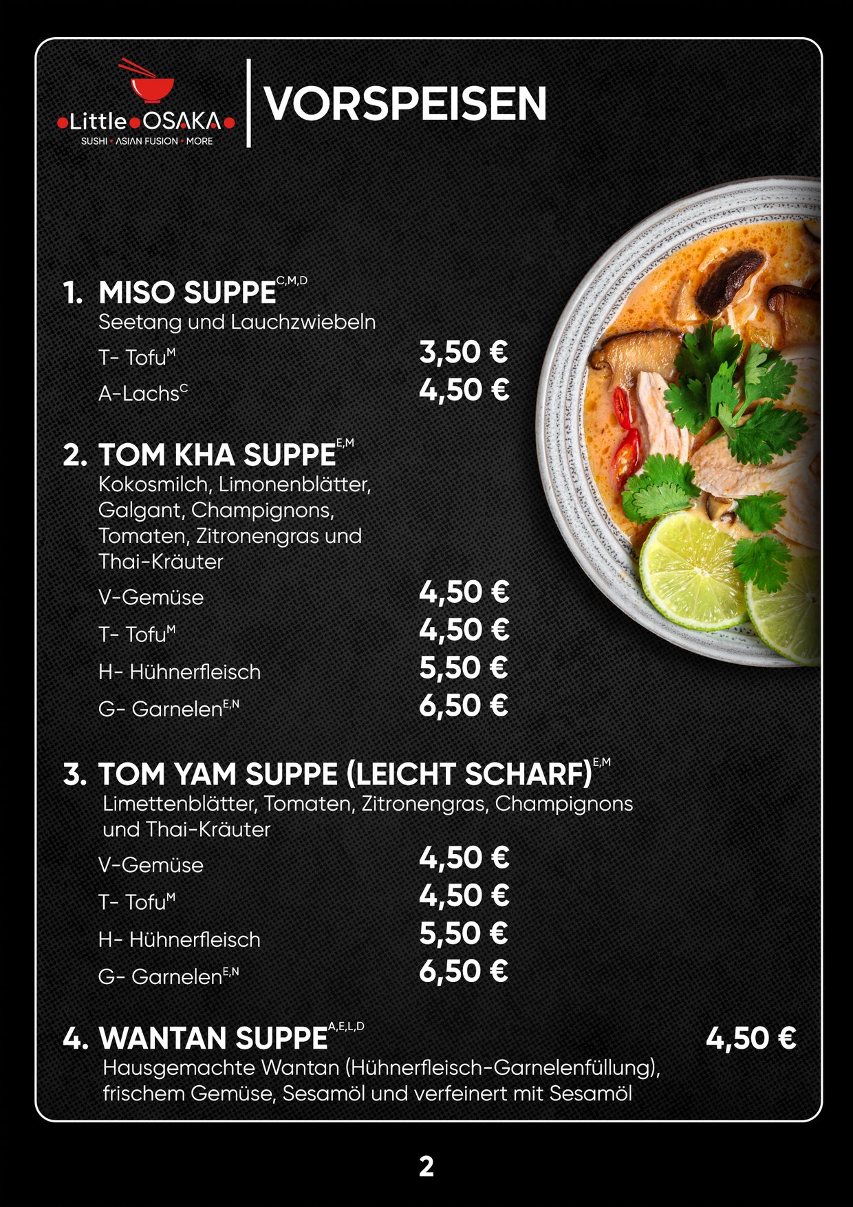 Menu catalogue 3
