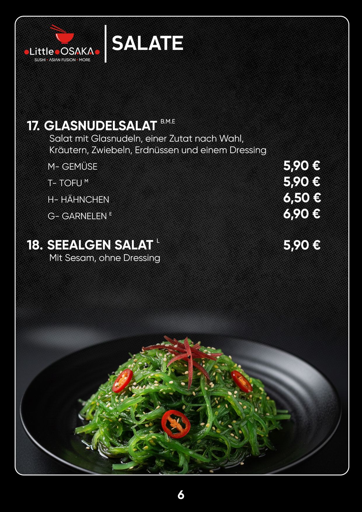 Menu catalogue 7