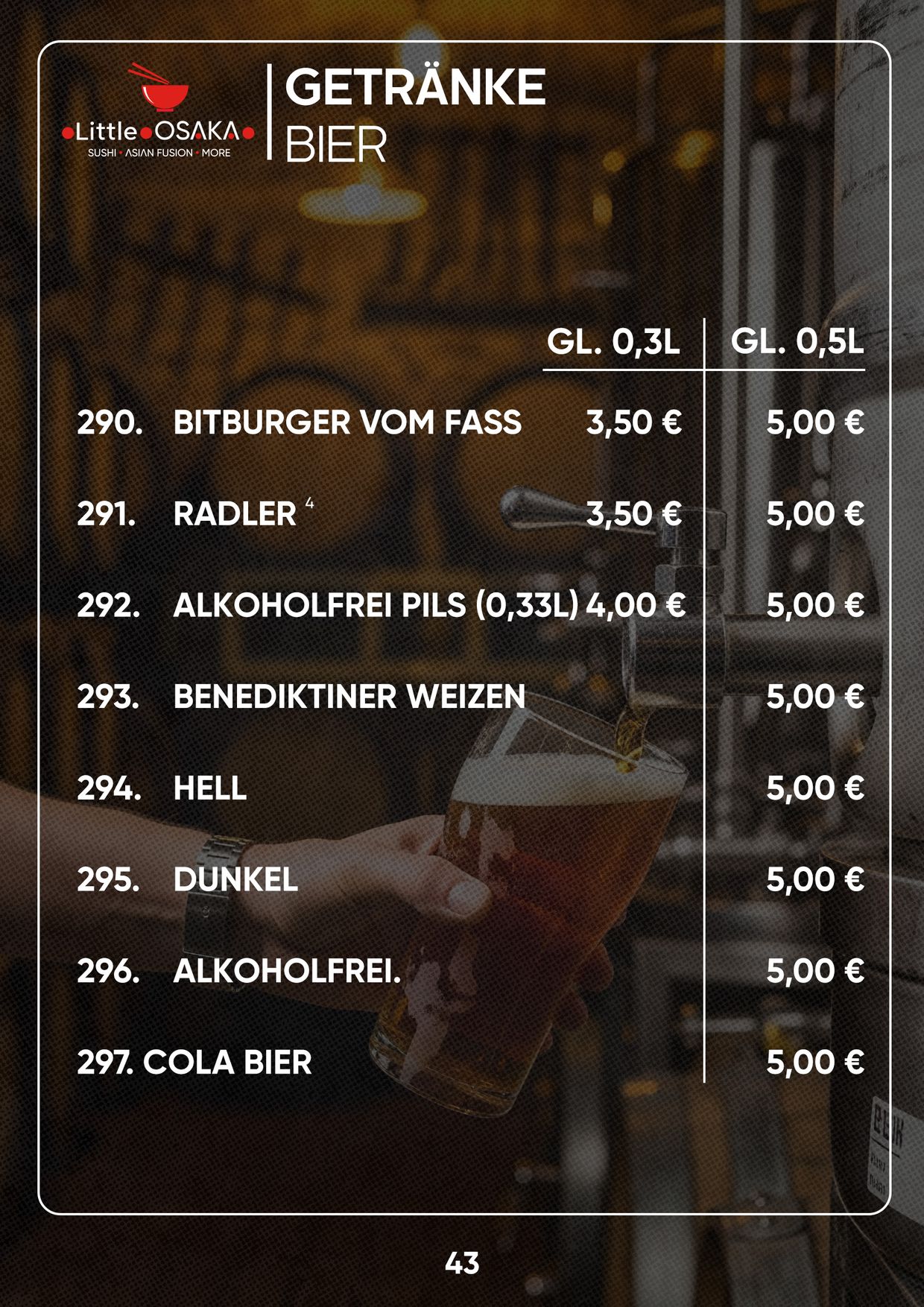 Menu catalogue 43