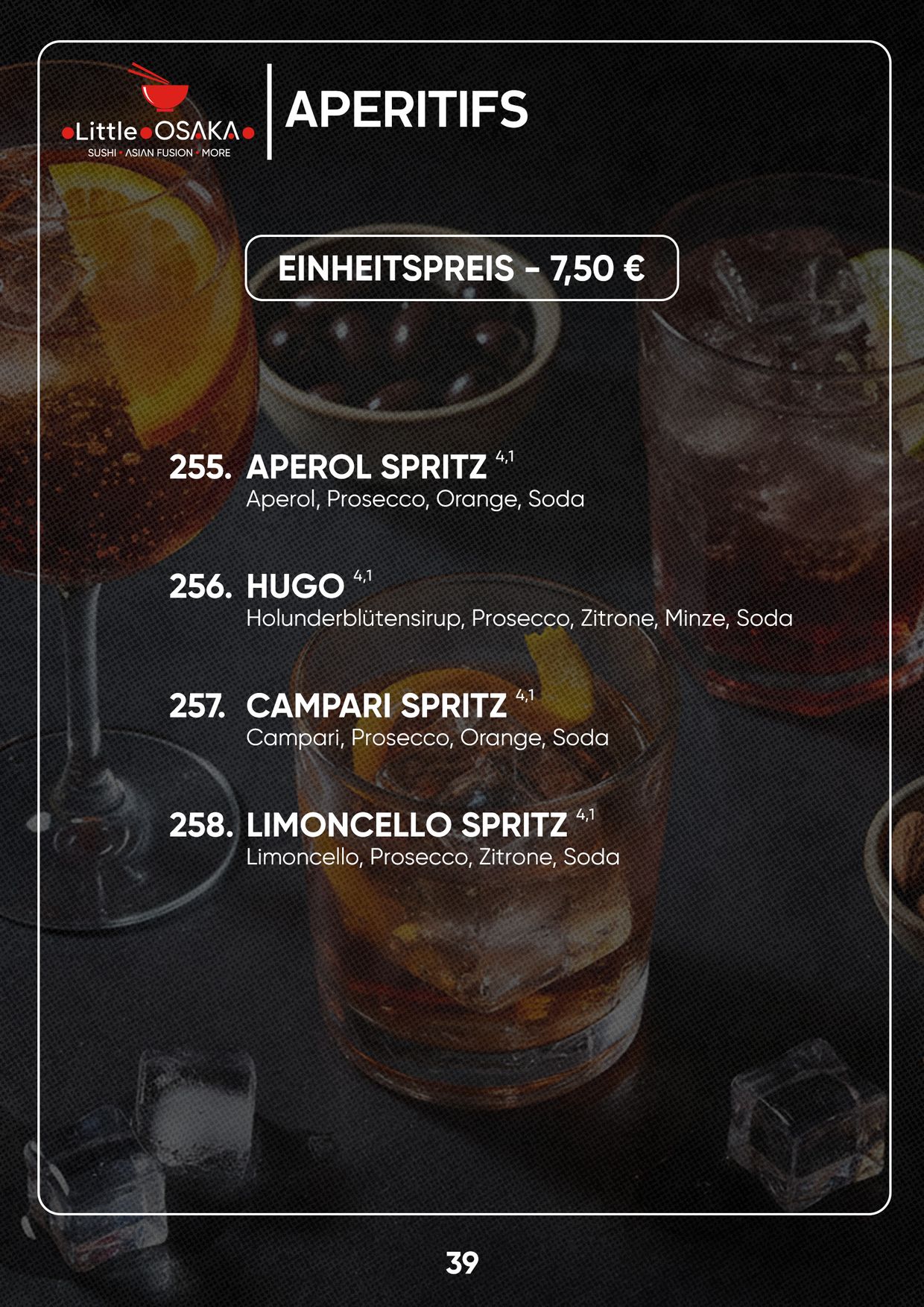 Menu catalogue 40