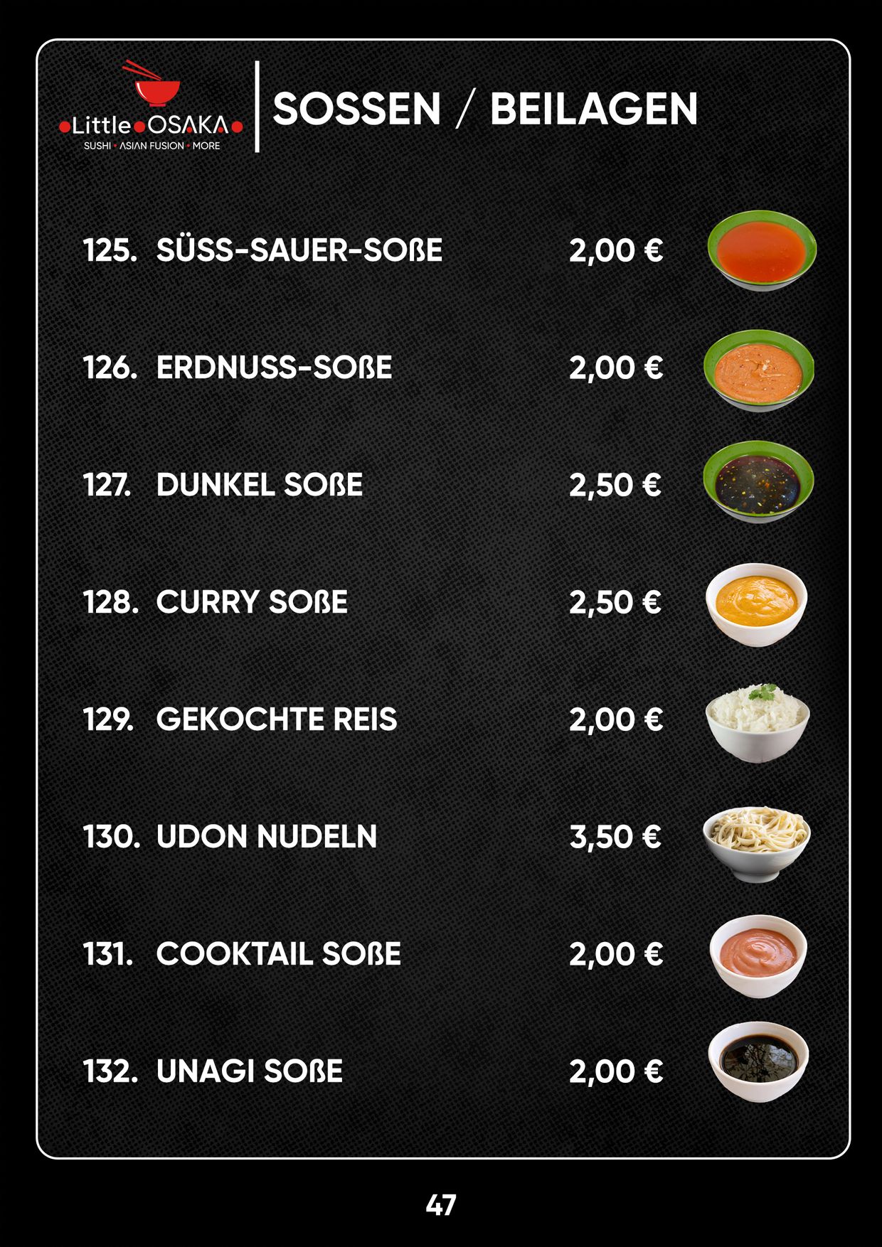 Menu catalogue 47
