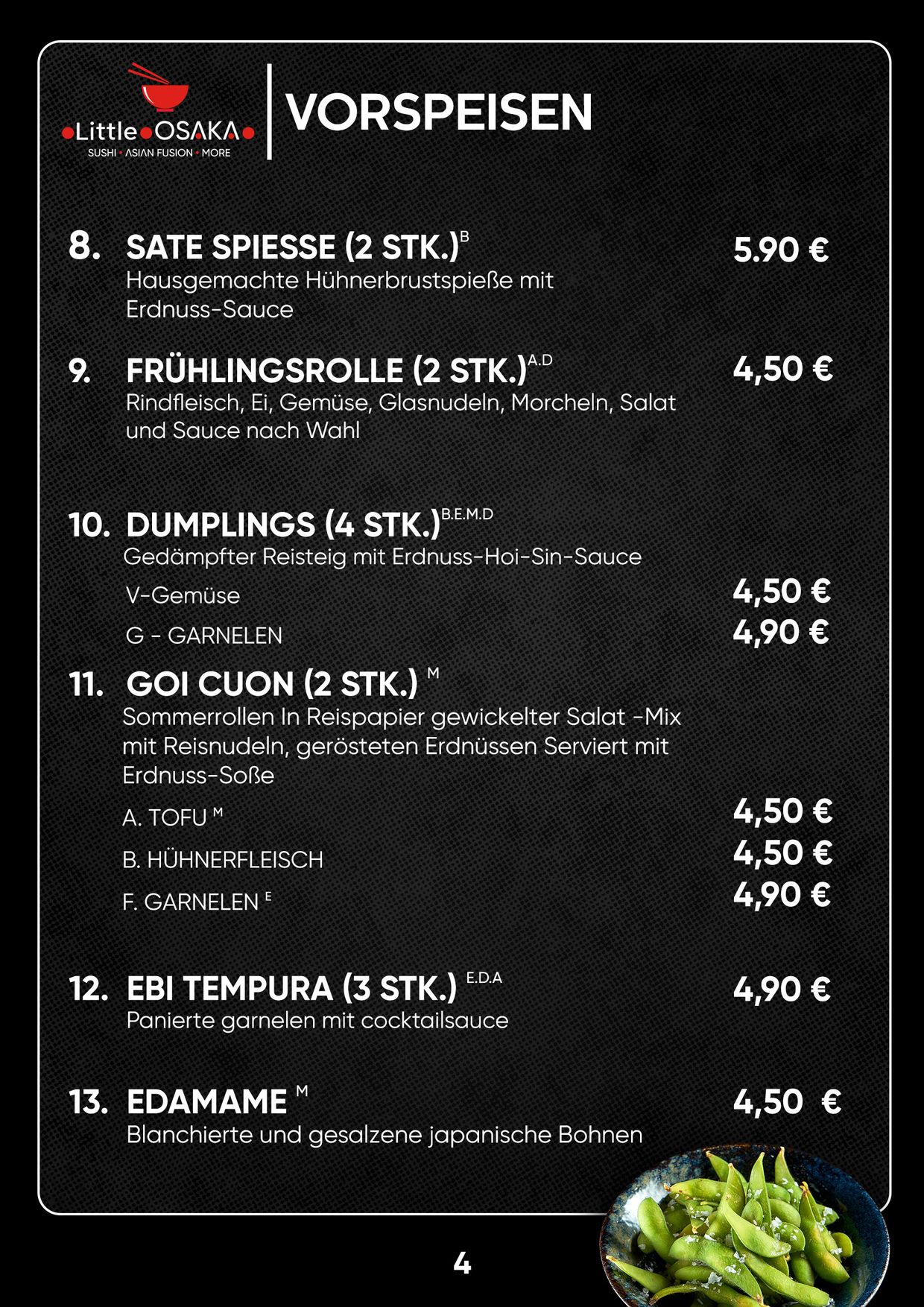 Menu catalogue 5
